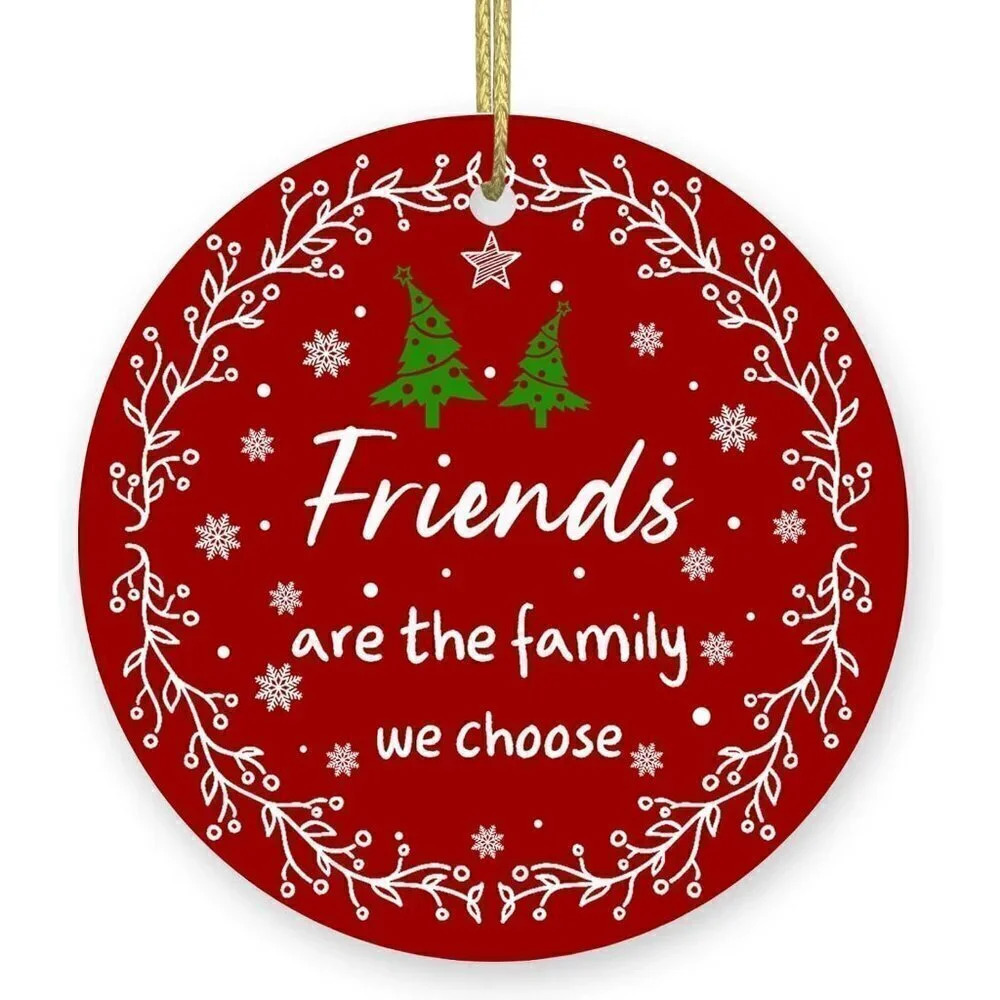3" Xmas Retro Christmas Xmas Tree  Ornaments for Womens